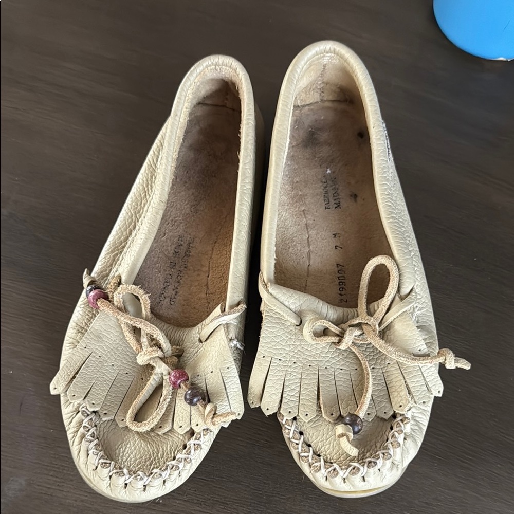 Beaded Fringe Moccasins